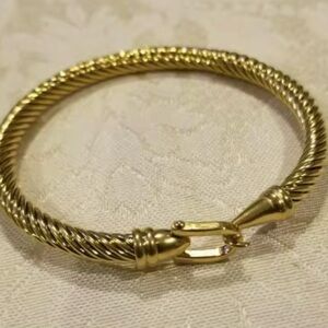 Cuff Tie Knot Bracelets U Bangles for Women